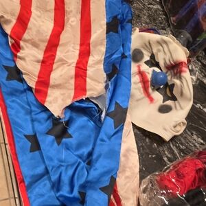 Patriotic Clown Costume for Kids